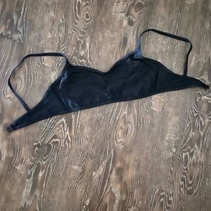 Asos swim top black us8